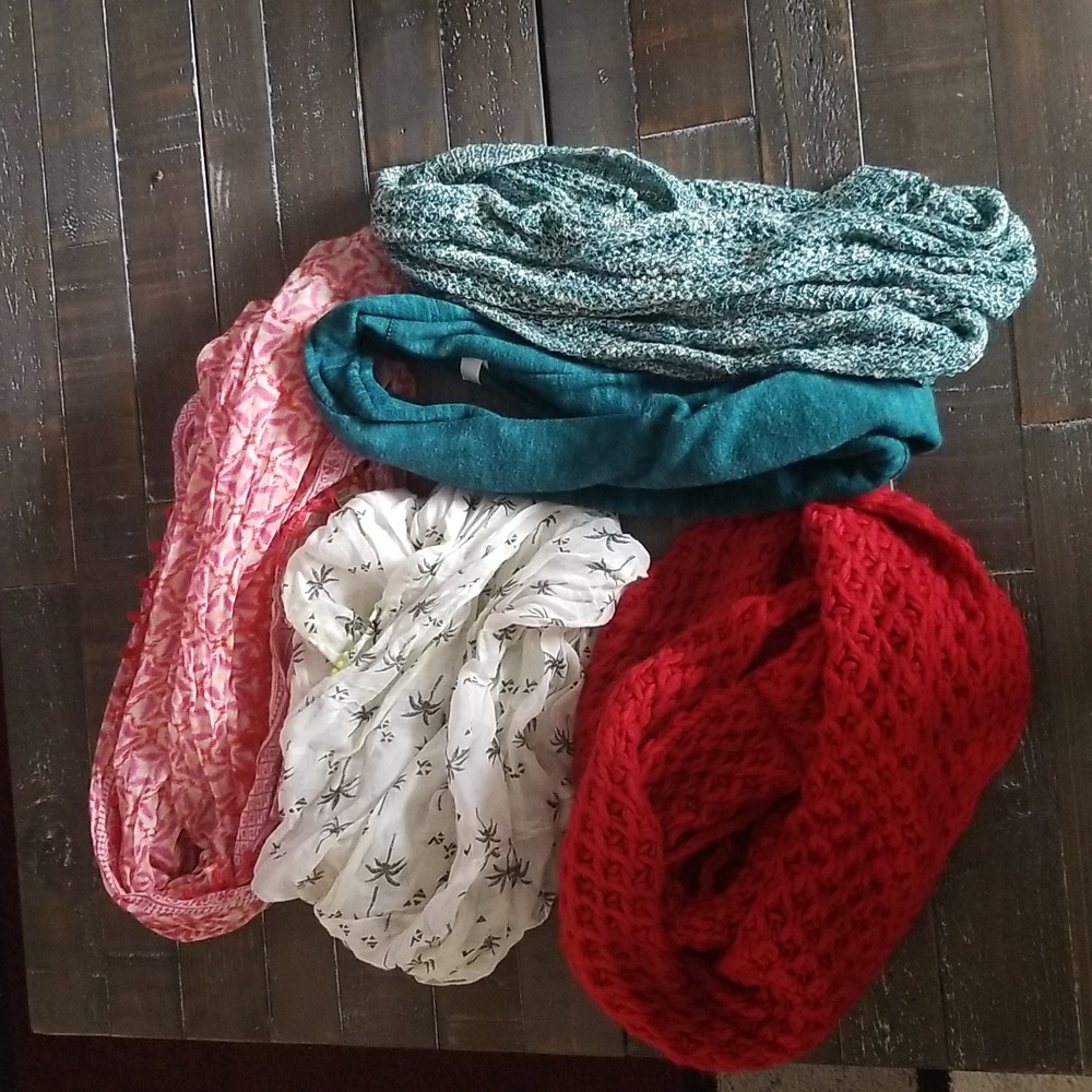 Lot of scarves!